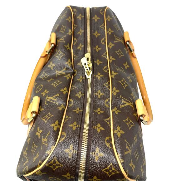 Louis Vuitton LV Monogram Carryall Satchel Duffle Bag - Picture 14 of 15